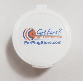 Got Ears? Logo White Ear Plug Case