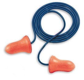 Howard Leight by Honeywell Maximum UF Foam Ear Plugs Corded in Biodegradable, Non-Static Paper Bags (NRR 33) (Box of 100 Pairs)
