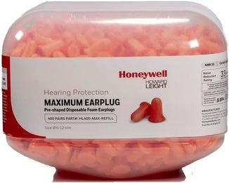 Howard Leight MAXIMUM Refill Canister (NRR 33) (Case of 2 Canisters, each with 400 Pairs)