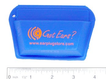 Got Ears? STO Custom Ear Plug and Earphone Pocket Pouch - Large, With Custom Imprint (Minimum Order of 250) (FREE Ground Shipping Included!)