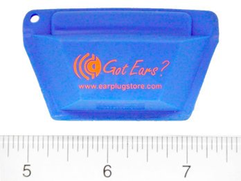 Got Ears? STO Ear Plug Pocket Pouch - Small, With Custom Imprint and Keychain and Earplugs. One Color Hot Stamp Only. (Minimum Order of 250) (FREE Ground Shipping Included!)