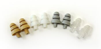 Got Ears?® Premium Triple Flange Replacement Tips for Isolation Earphones (Order in pairs)