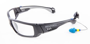 ReadyMax SoundShield Bifocal Pro Series Safety Glasses with Ear Plugs - PermaPlug™ (NRR 27)