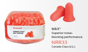 Howard Leight HL400-MAX-REFILL MAXIMUM Refill Canister (NRR 33) (Case of 2 Canisters, each with 400 Pairs)