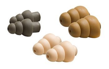 COMBATTIPS 3M Peltor Combat Arms Ear Tips S-M-L   (1 pack with 3 assorted pairs)