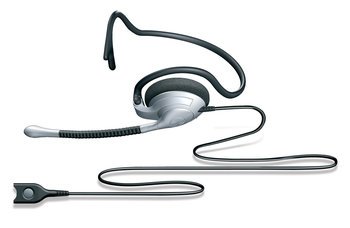 Sennheiser Telephone Headset Model SH-333 Monoaural Behind the Head With Flexible Boom Noise Canceling Mic