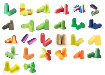 Foam Ear Plug Trial Pack: Just The Softest/Smallest! (26 Assorted Pairs)