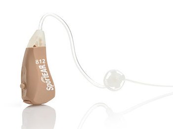 SportEAR MicroBlast 812 BTE Hunting Hearing Aid (One Pair w/Accessories)