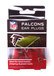 NFL Ear Plugs - Atlanta Falcons Foam Ear Plugs with NFL Team Colors and Imprints (NRR 32) (6 Pairs)