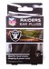 NFL Ear Plugs - Oakland Raiders Foam Ear Plugs with NFL Team Colors and Imprints (NRR 32) (6 Pairs)