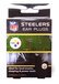 NFL Ear Plugs - Pittsburgh Steelers Foam Ear Plugs with NFL Team Colors and Imprints (6 Pairs)