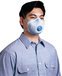 Moldex 2500N95 Plus Nuisance Acid Gases Disposable Respirator with Latex Straps + Button Valve Med/Lg Only (N95+AG) (Case of 100 Masks)