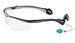 ReadyMax Classic Black Frame Safety Glasses with Ear Plugs - PermaPlug™ (NRR 27)
