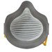 Moldex 4300P95 Airwave Disposable Respirator with Cloth SmartStrap + Full Face Flange Med/Lg Only (P95) (Case of 80 Masks)