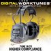 Peltor WorkTunes Digital 26 Hearing Protection Muffs With AM/FM Radio/Ipod Connecting Cable (NRR 26)