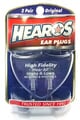 Hearos 2211 High Fidelity Series Ear Plugs (NRR 12) (2 Pairs w/ Case)