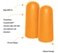 Hearos Supreme Protection Series 7024 UF Foam Ear Plugs - CORDED (NRR 33)