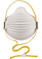 Moldex 4300P95 Airwave Disposable Respirator with Cloth SmartStrap & Full Face Flange Med/Lg Only (P95) (Case of 80 Masks)