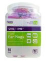 Flents Quiet Time Foam Ear Plugs (NRR 33) (Bottle of 50 Pairs)
