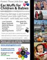 Flyer: Ear Muffs for Children and Babies (print ready)