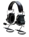 MT17H682FB-19 3M Peltor Dual Comm ComTac III w/Two Downleads ACH/MICH Helmet Compatible Two-Way Radio Headset, NATO Wired (Headset Only)